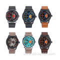 CURREN 8298 Casual Sport Watches Top Brand Luxury Military Leather Wrist Watch Man Clock Fashion Chronograph Wristwatch Reloj